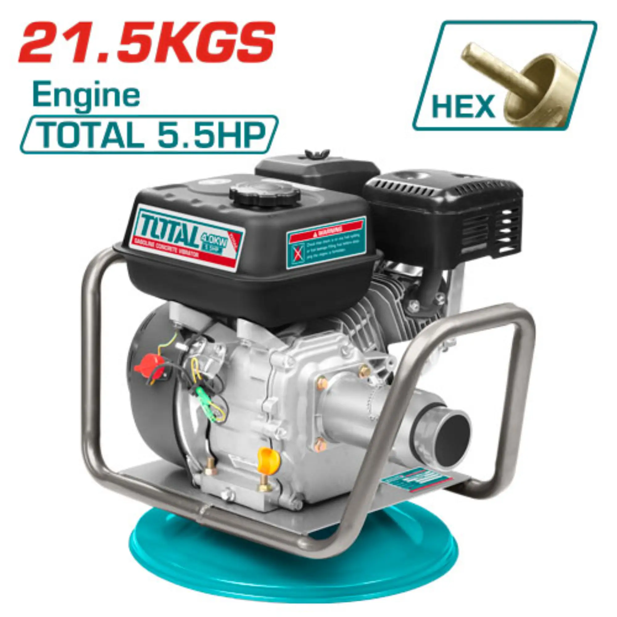 هزاز خرسانة بنزين توتال TP630-2 بقوة 5.5 حصان