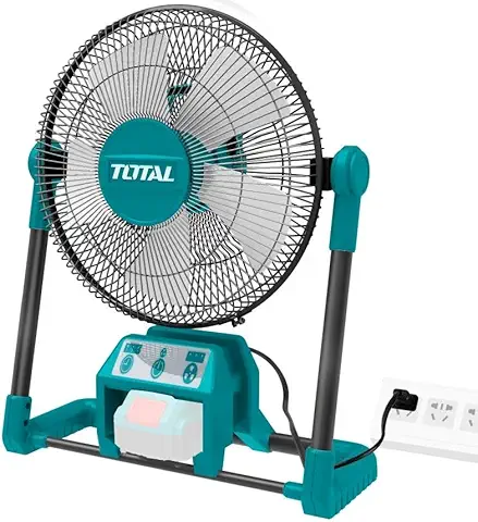 tfali2001 مروحه ١٣ بوصه تعمل بالكهرباء و بالبطاريه المنتج لا يشمل البطاريه والشاحن