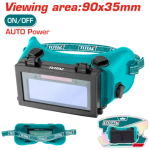 توتال تولز نظارة لحام اتوماتيك 90 * 35 مم DIN 11 موديل TSP9403